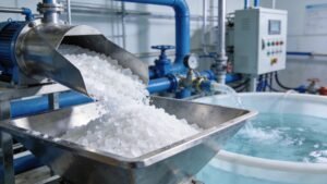 High-purity industrial salt for sodium hypochlorite generation in water treatment