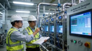 High-concentration sodium hypochlorite generator commissioning and FAT/SAT acceptance testing